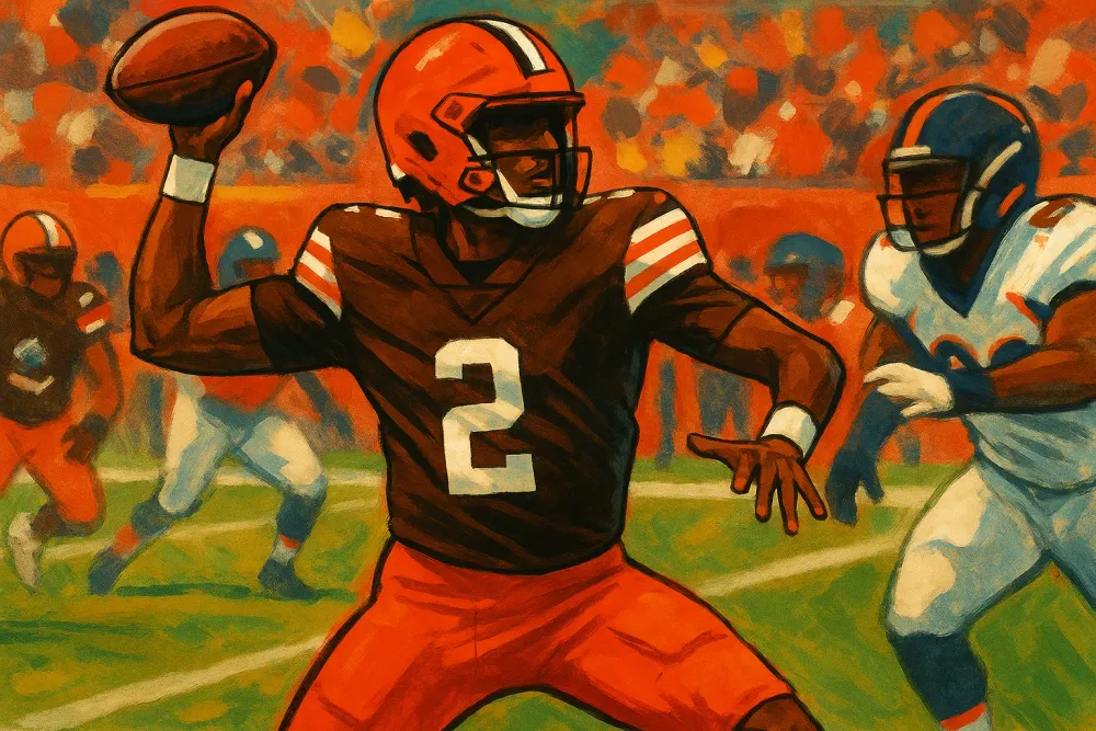 Browns Rookie QB Shedeur Sanders Shines in Preseason Debut Despite Depth Chart Position