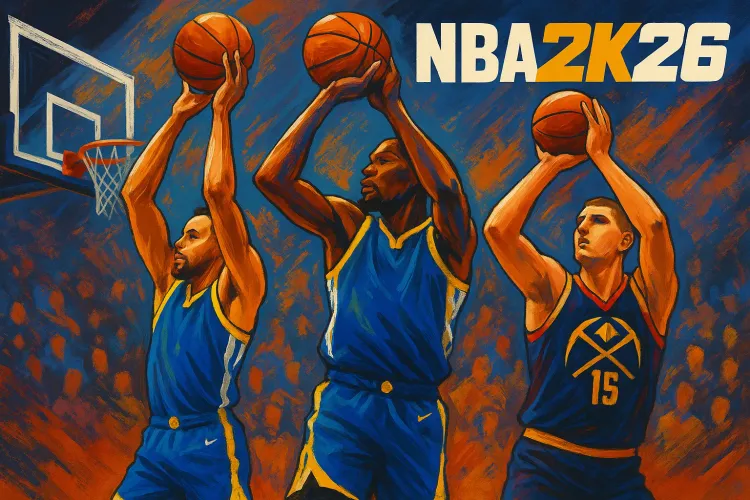 Curry, Durant, and Jokić Dominate NBA 2K26 Shooting Rankings