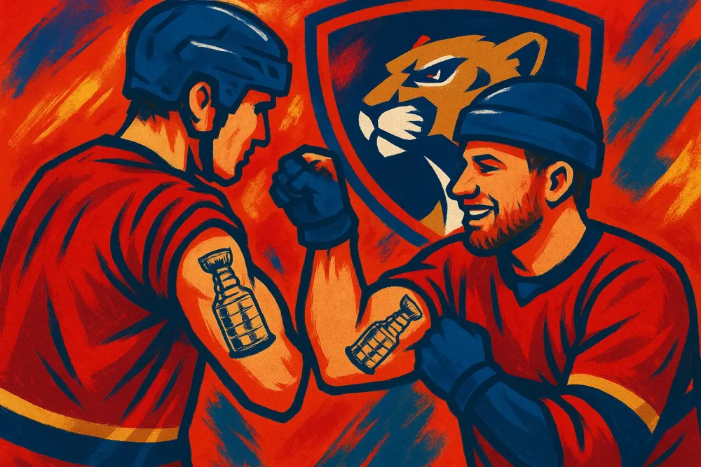 Florida Panthers Stars Celebrate Championship with Matching Tattoos