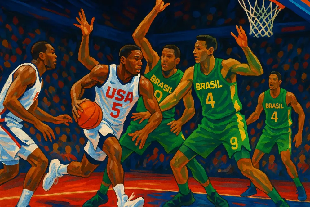 USA Bounces Back with Strong Fourth Quarter to Defeat Brazil in AmeriCup
