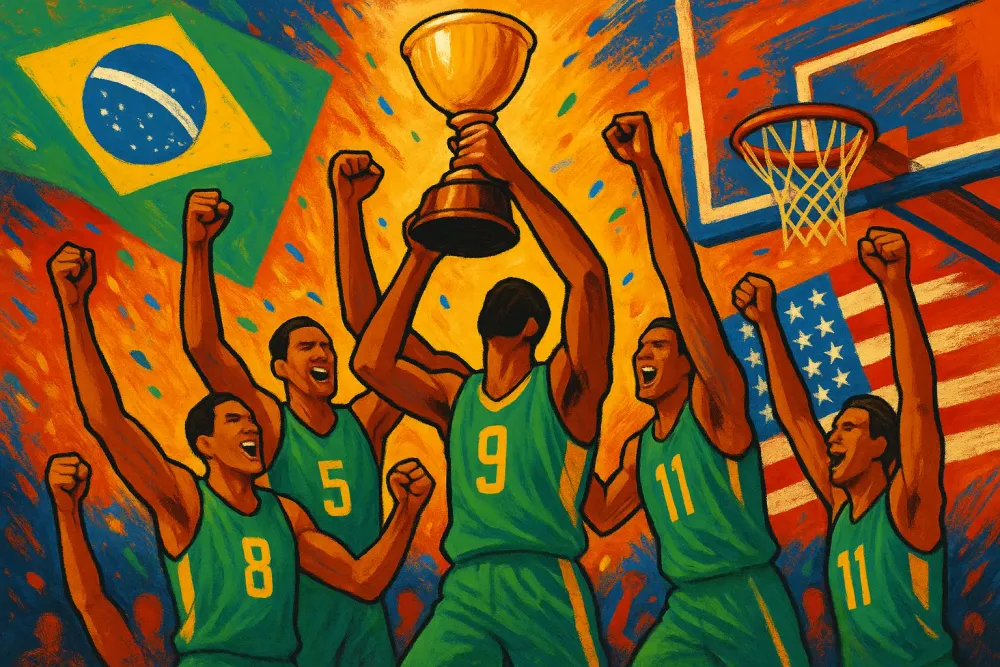 Brazil Shocks Team USA to Reach FIBA Men's AmeriCup Final