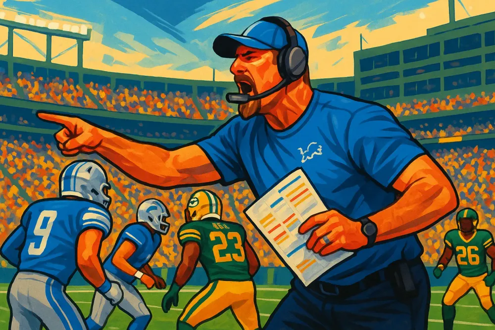 Dan Campbell Excited for Lions' Season Opener at Iconic Lambeau Field