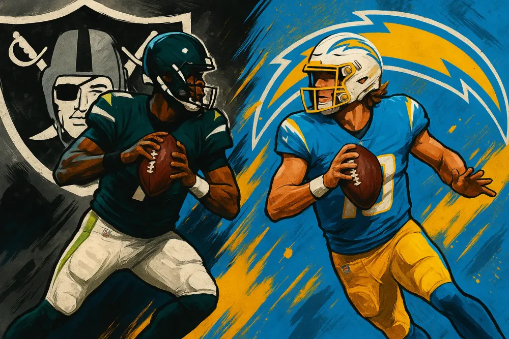 Geno Smith Struggles as Raiders Fall to Chargers 20-9 in Vegas Showdown