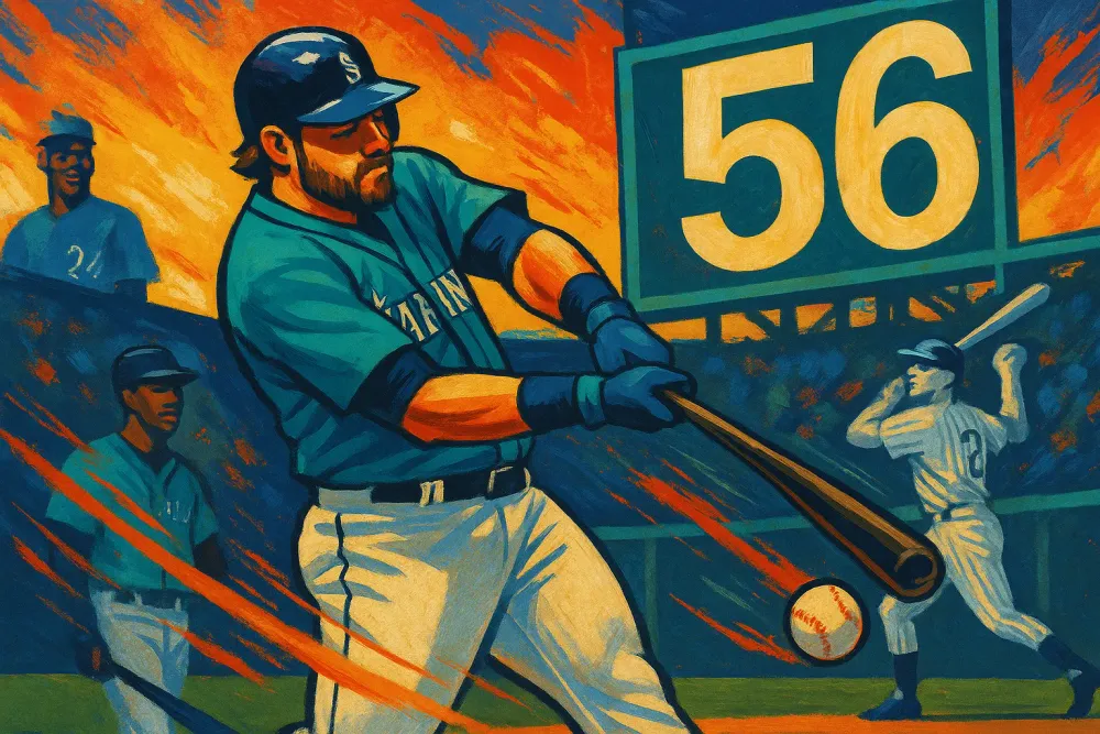 Cal Raleigh Makes History with 56 Home Runs, Ties Griffey Jr.'s Franchise Record