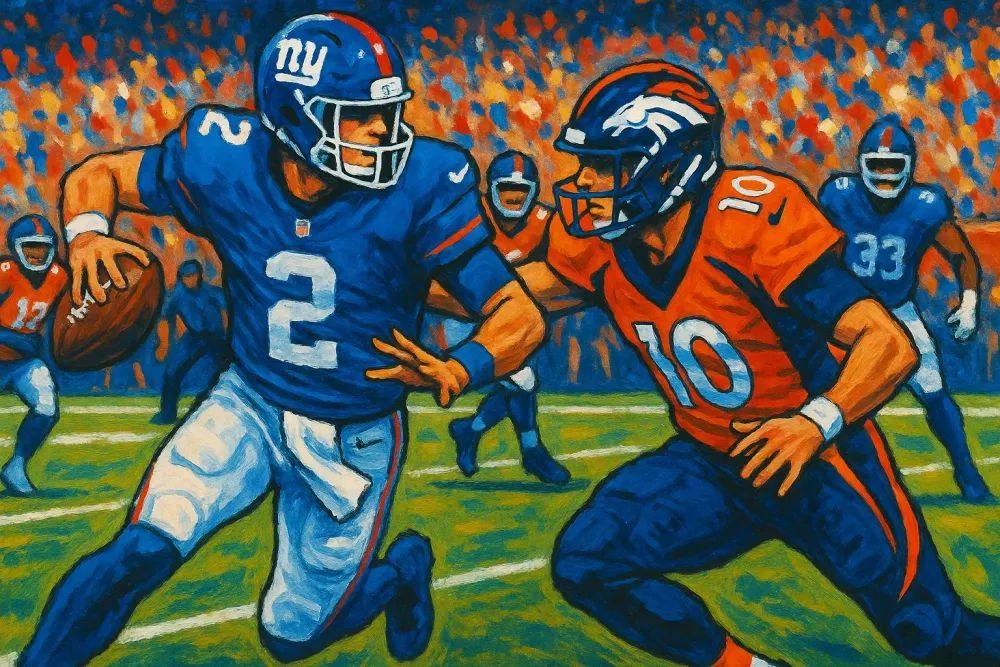 Giants Suffer Heartbreaking 33-32 Loss to Broncos After Blowing 19-Point Lead