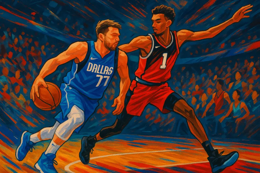 NBA Season Kickoff: Luka Dončić Shines as Wembanyama Dominates the Court