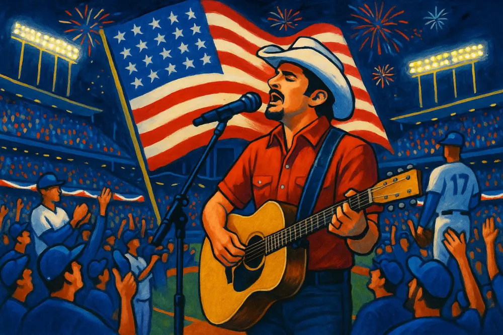 Brad Paisley's Anthem Magic: Dodgers Triumph in 18-Inning World Series Showdown