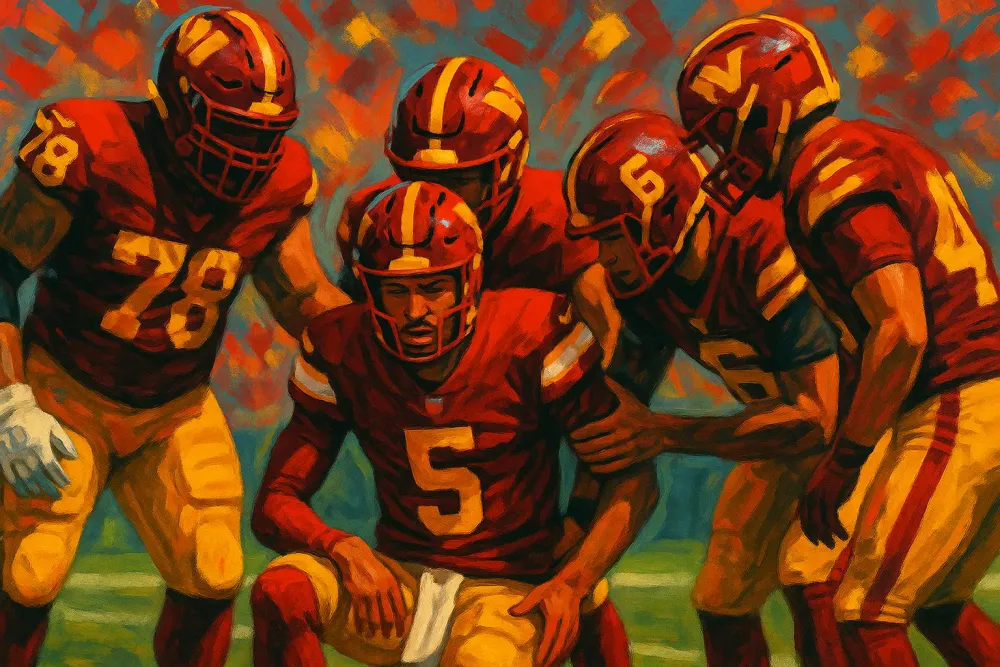 Jayden Daniels Injures Elbow in Commanders' Loss to Seahawks, Casting Doubt on Season