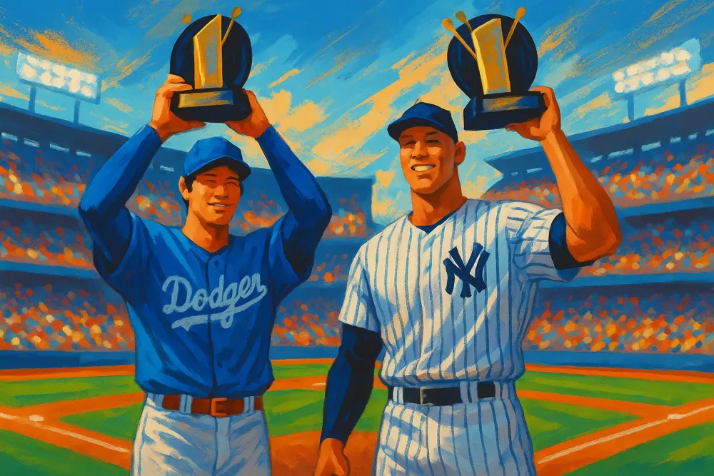Dodgers' Shohei Ohtani & Yankees' Aaron Judge Take Home MVP Honors Again