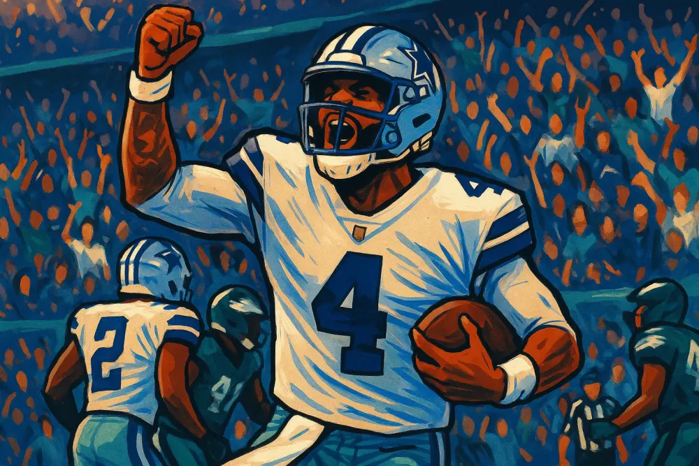 Dak Prescott Leads Historic Comeback as Cowboys Topple Eagles 24-21
