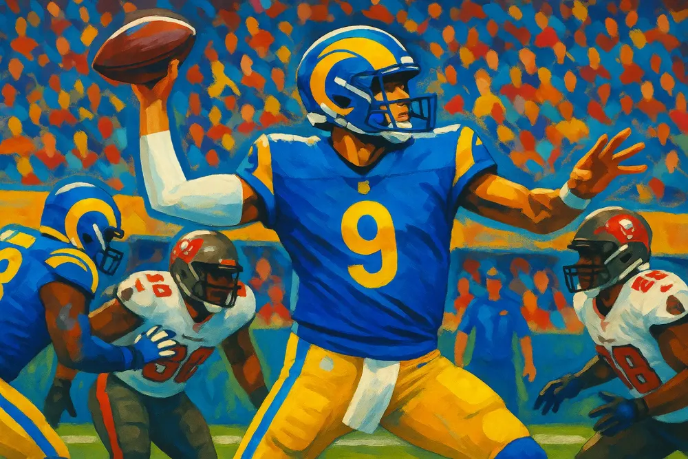 Matthew Stafford Shines as Rams Dominate Buccaneers 34-7, MVP Chants Erupt