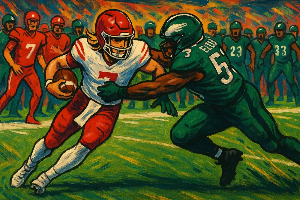 Jaxson Dart Takes Big Hit in Preseason Clash with Patriots