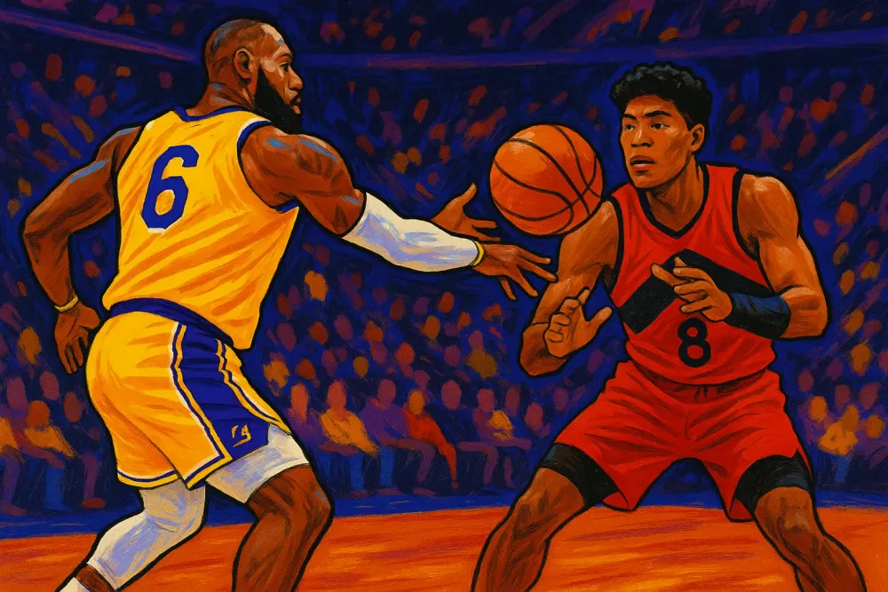 LeBron James' Streak Ends, But Lakers Triumph Over Raptors