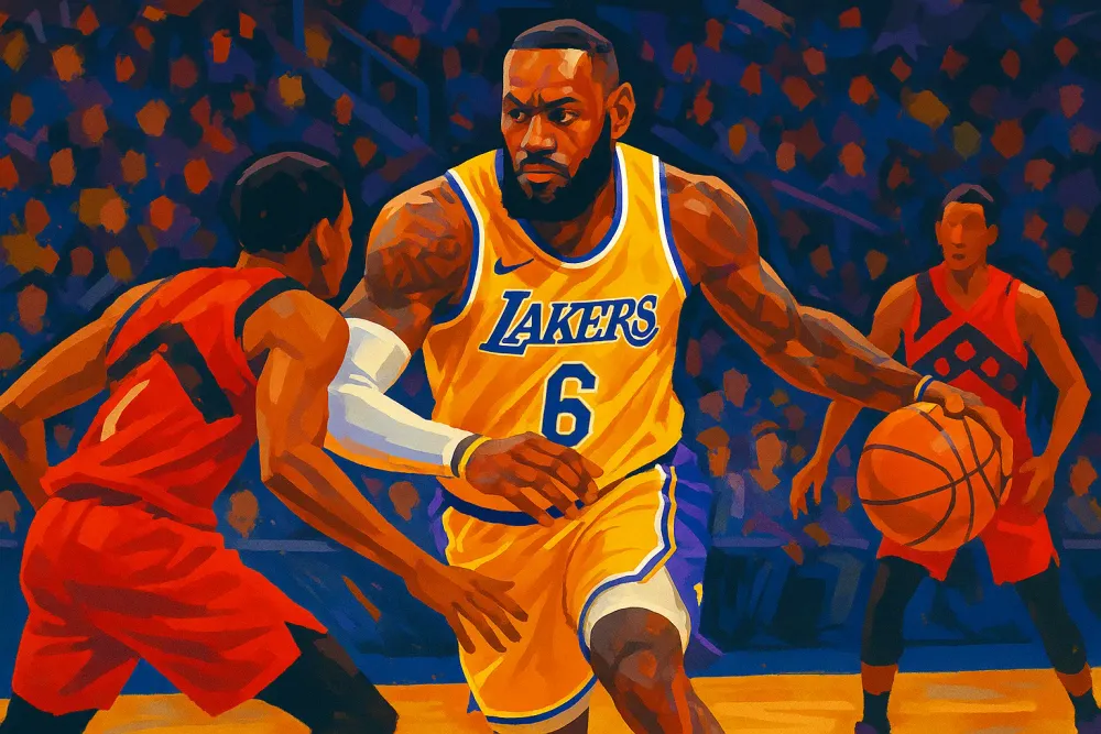 LeBron James' Remarkable 1,297-Game Streak Ends, But Lakers Secure Victory