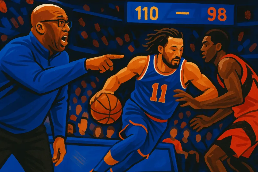 Knicks Coach Mike Brown Optimistic After Dominating Win Over Raptors