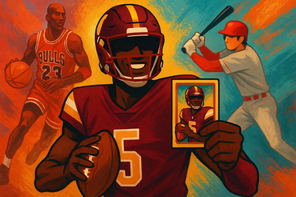 Jayden Daniels Tops Trading Card Rankings, Surpassing NBA and MLB Legends in 2025