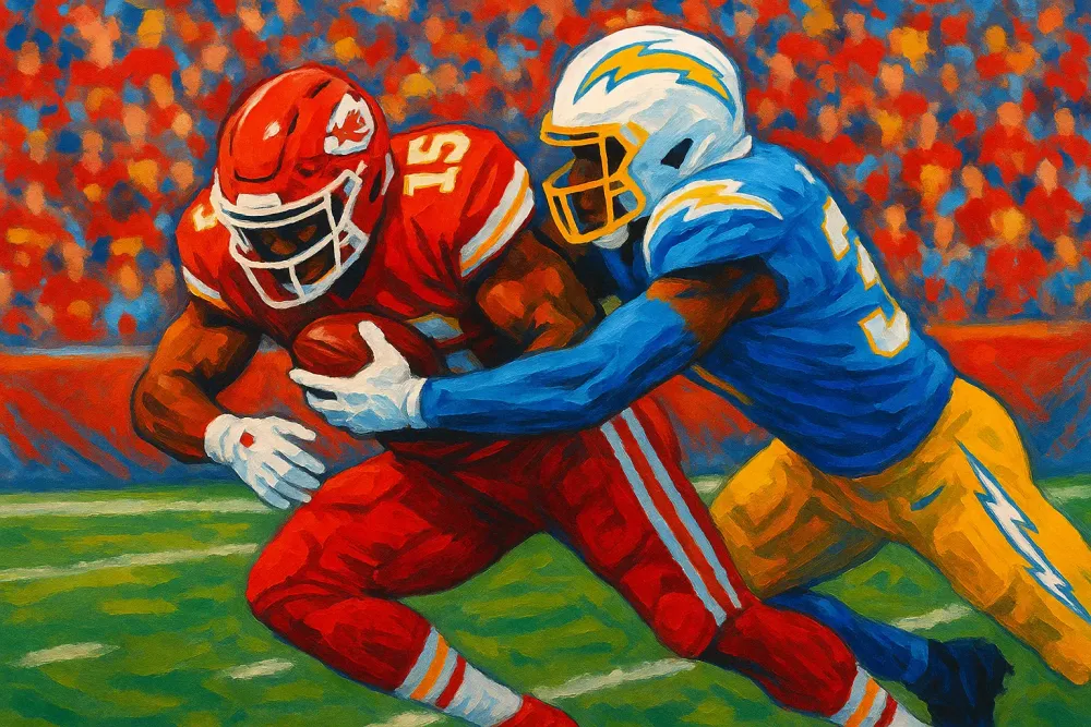 Chargers' Tony Jefferson Ejected After Controversial Hit on Chiefs' Tyquan Thornton