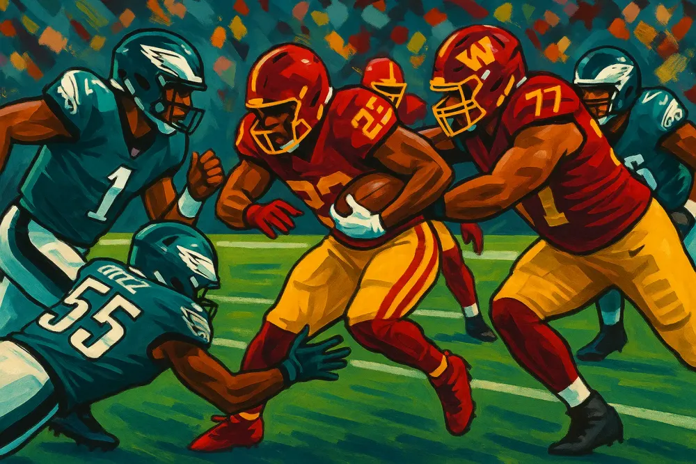 Eagles' Bold Two-Point Conversion Sparks Controversy in Victory Over Commanders