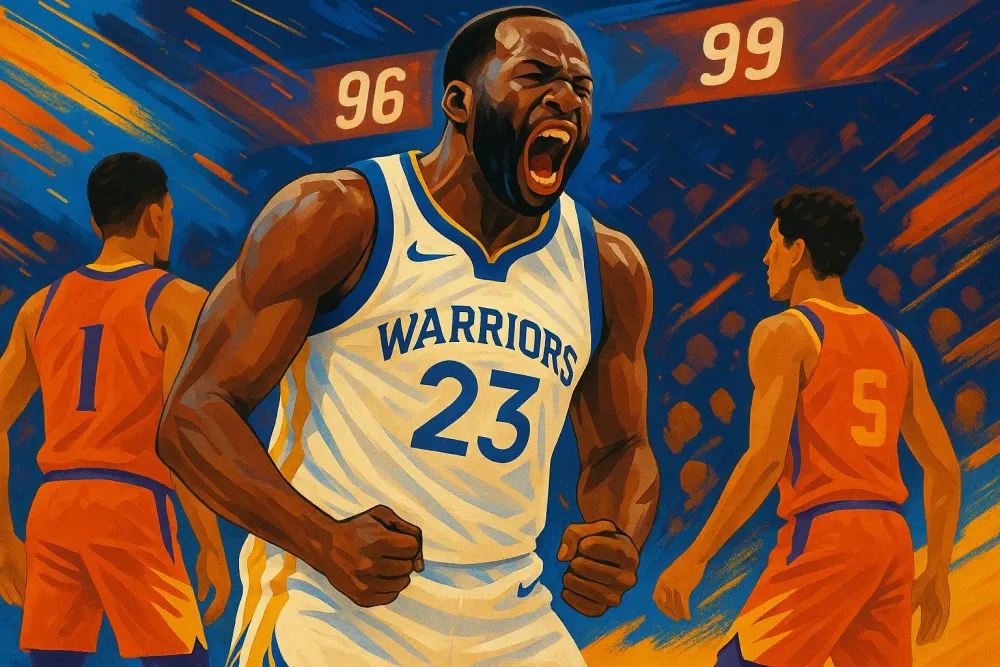 Draymond Green Ejected But Warriors Rally for Dramatic Win Against Suns