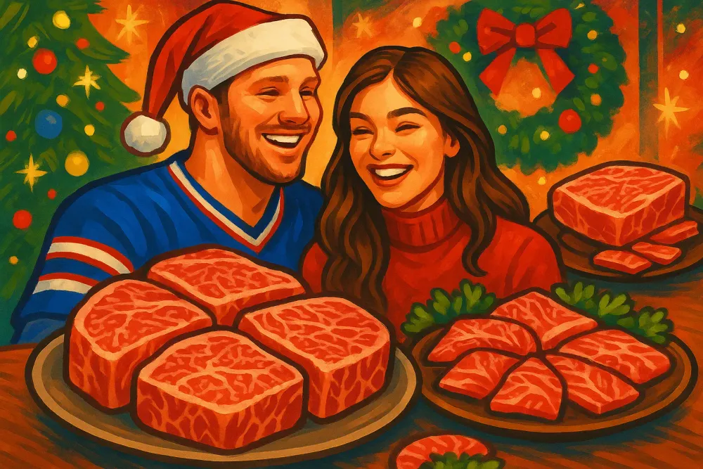 Josh Allen Spreads Holiday Cheer With Unique Gift for Offensive Line