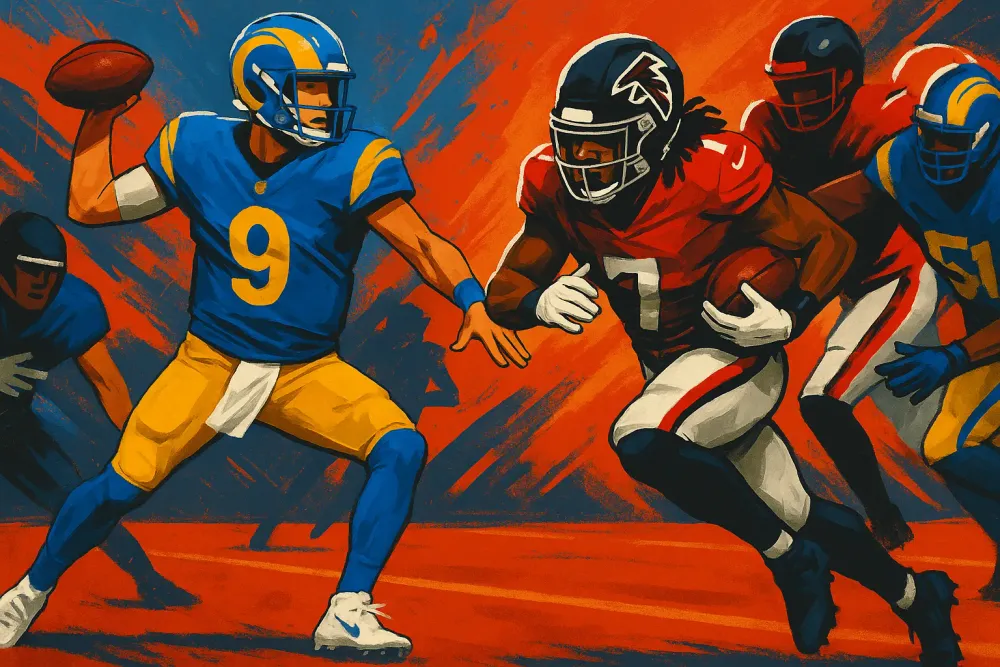 Bijan Robinson Shines as Falcons Edge Rams 27-24 in Thrilling Finale