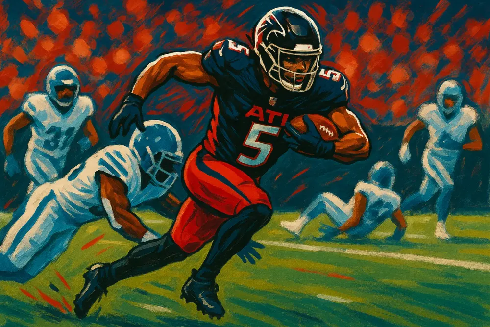 Bijan Robinson Makes History with Record-Breaking Performance Against Rams