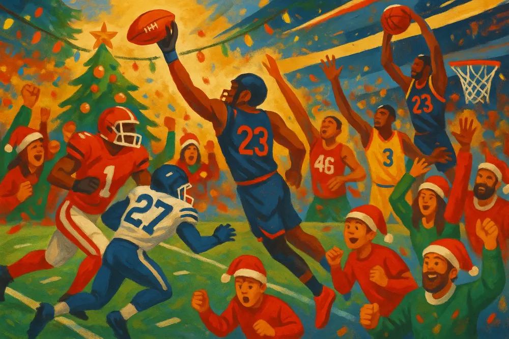 Christmas Sports Showdown: NFL Dominates Ratings, NBA Shines on Social Media