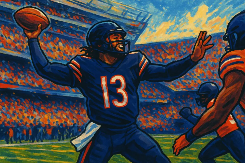 Caleb Williams Shines as Bears Claim First Playoff Win in 15