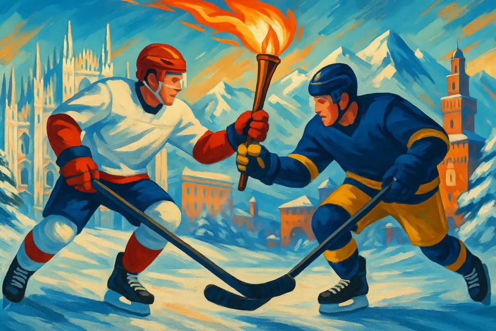 Heated Rivalry Stars to Be Torchbearers for Milan 2026 Olympics