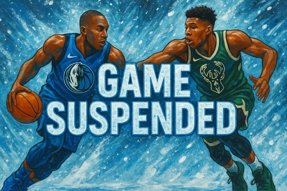 Mavericks vs. Bucks Game Postponed Due to Severe Weather Delays