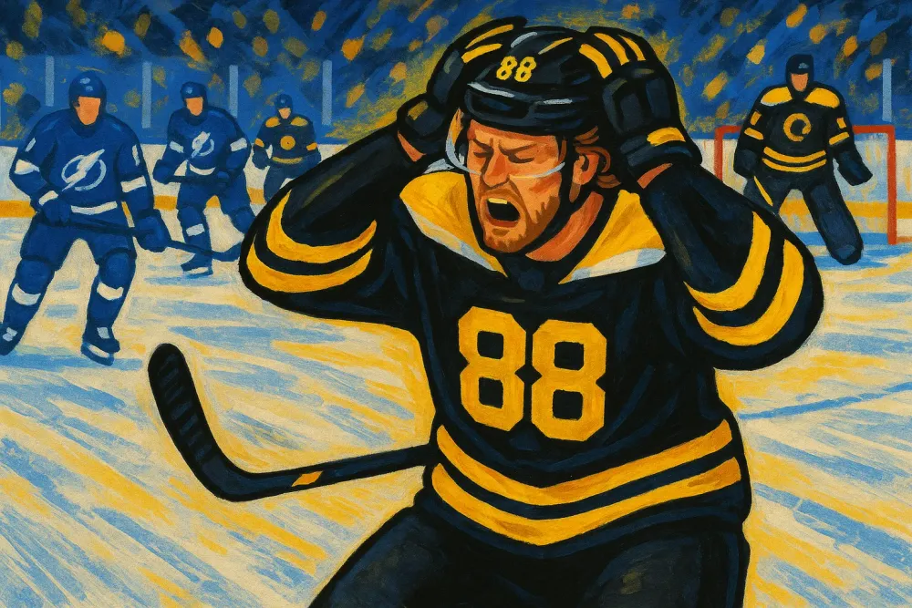 Pastrnak Rips Officiating After Bruins' Shootout Loss to