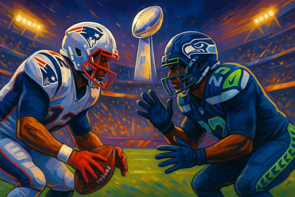 Patriots Struggle Early in Super Bowl 60 Amid Defensive Showdown