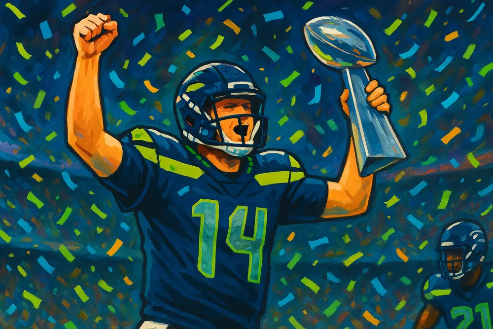 Sam Darnold Captivates NFL with Super Bowl Victory as Seahawks QB