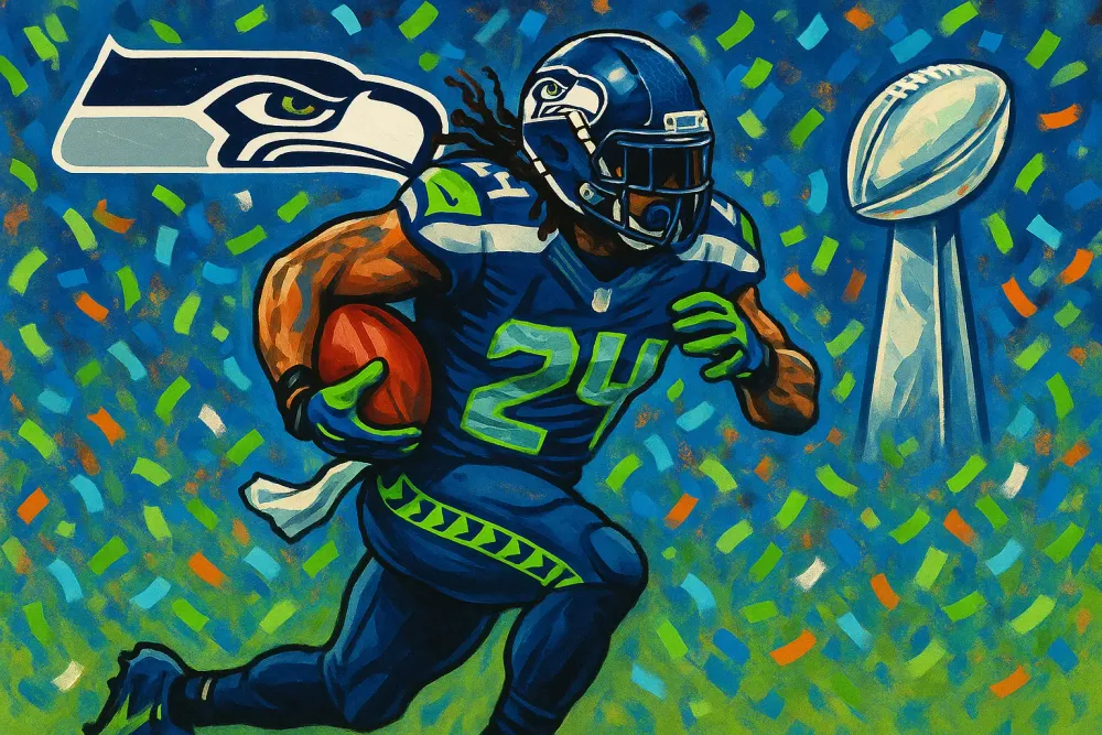 Seahawks Claim Victory Over Patriots, Marshawn Lynch Celebrates