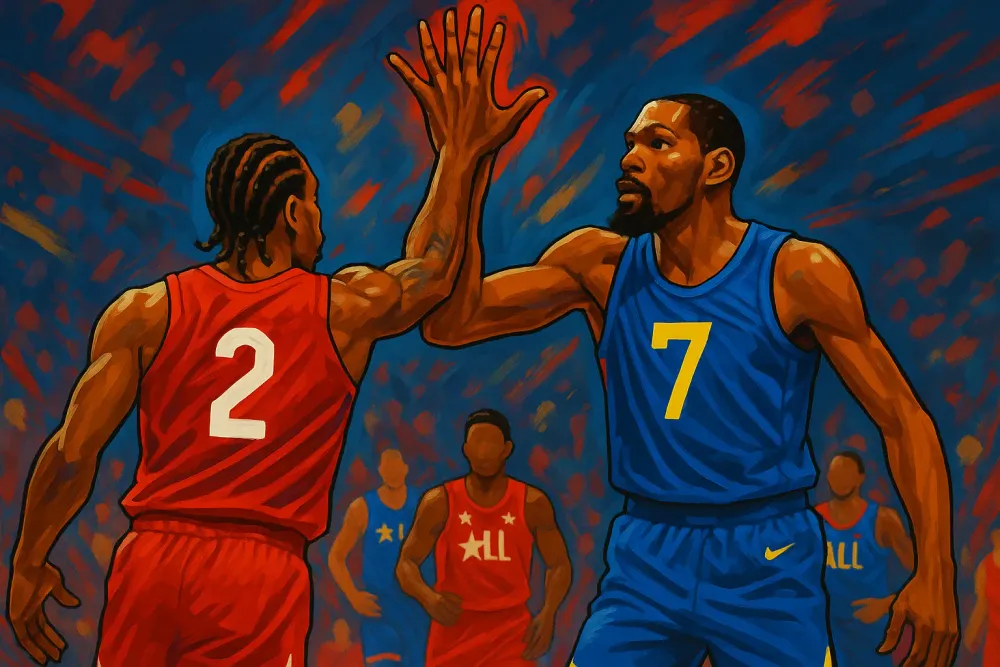 Kawhi Leonard Dominates All-Star Game, Impresses with Huge Hands