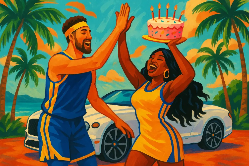 Klay Thompson Celebrates Megan Thee Stallion's Birthday with