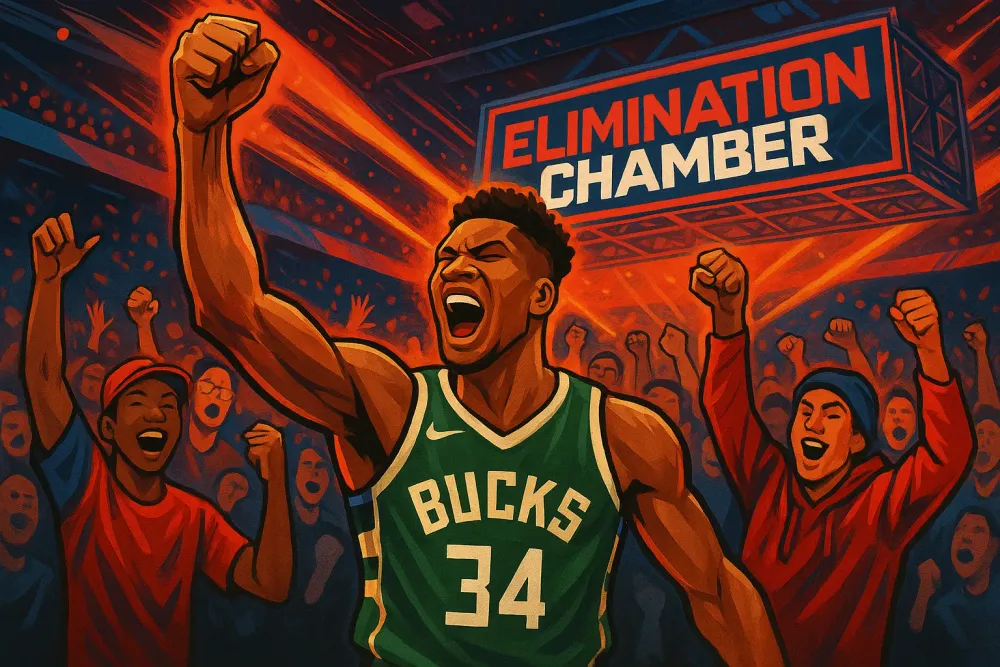 Giannis Antetokounmpo Sighted at WWE Event Amid Injury Recovery