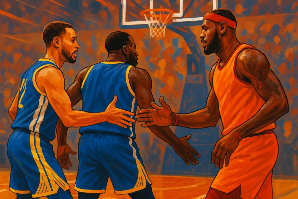 Could Warriors' Curry and Green Recruit LeBron This Offseason?