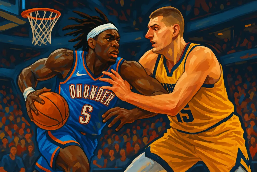 Lu Dort Admits Overstep After Ejecting Nikola Jokic in Hard Foul