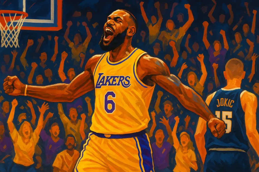 LeBron James Sets All-Time NBA Field Goals Record in Style