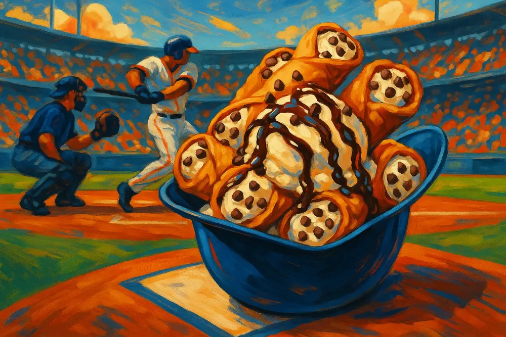 Indulge in Cannoli Ice Cream Helmets at the World Baseball