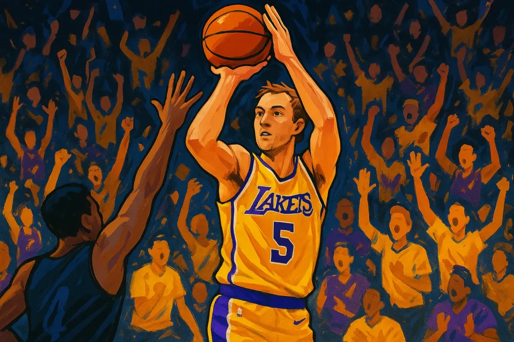 Luke Kennard's Last-Second Heroics Lift Lakers to 9th Straight