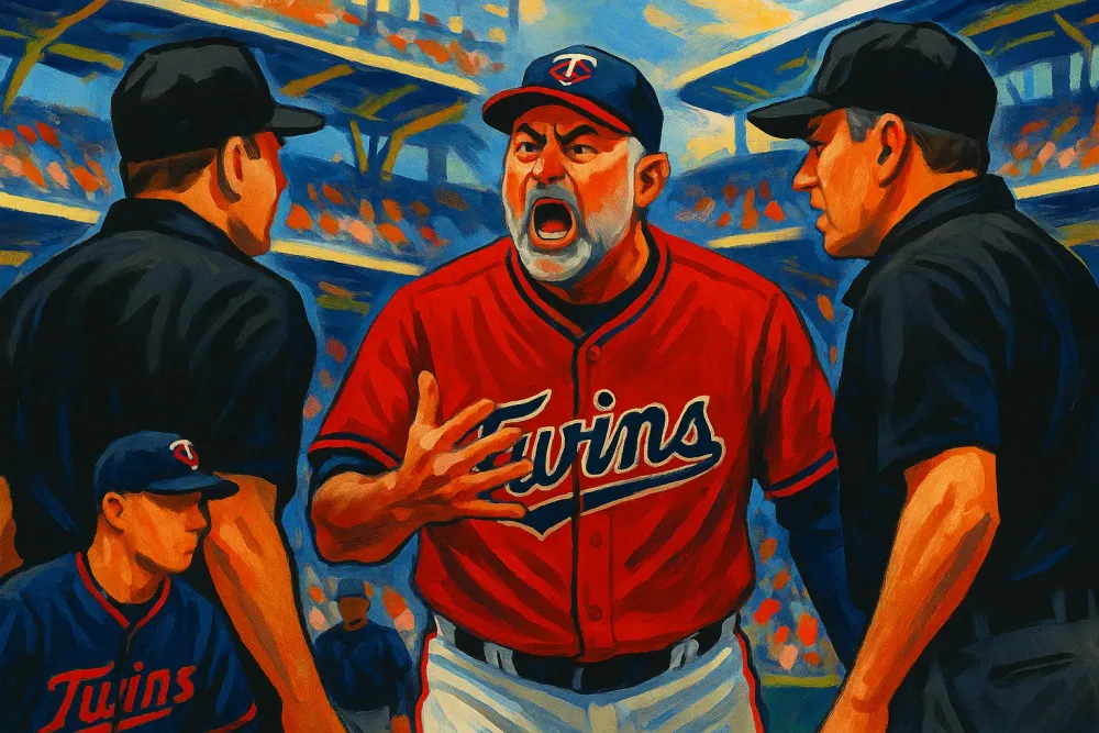 Twins’ Manager Derek Shelton Ejected in Historic Challenge