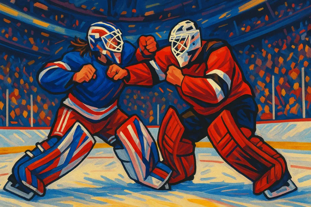 Shesterkin Triumphs in First Goalie Fight as Rangers Beat Devils