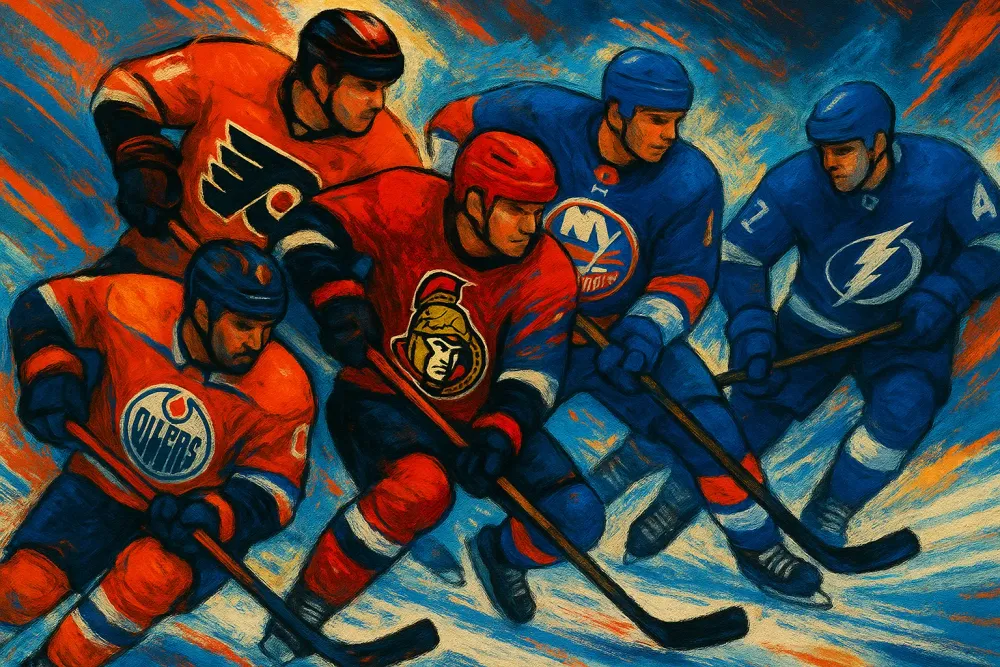 NHL Playoff Races Heat Up with Tight Contests in Both Conferences