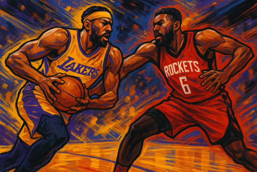 Lakers Set for Gritty Showdown Against Rockets in Playoff Opener