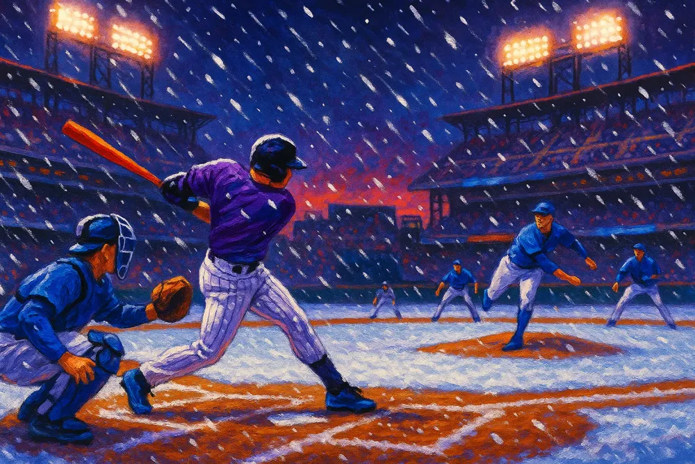 Snowfall in Denver: Rockies Set to Face Dodgers Despite Winter