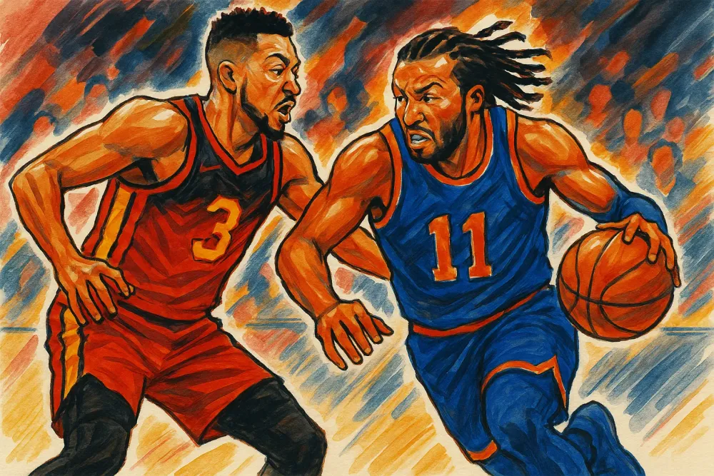 McCollum's Controversial Play Highlights Hawks-Knicks Playoff