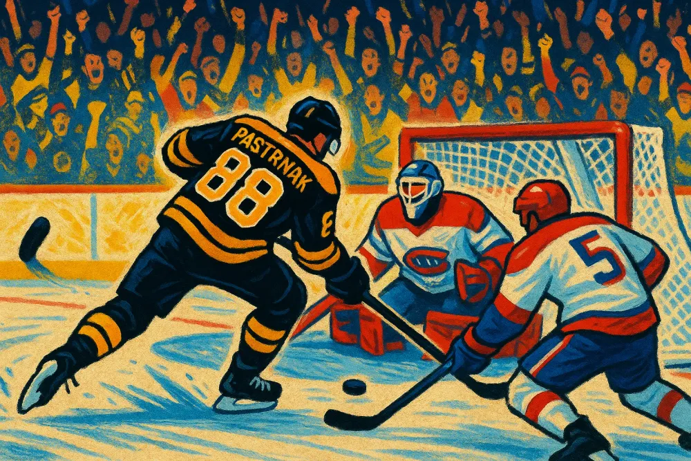 David Pastrňák Sparks Bruins' Overtime Win to Stay Alive in