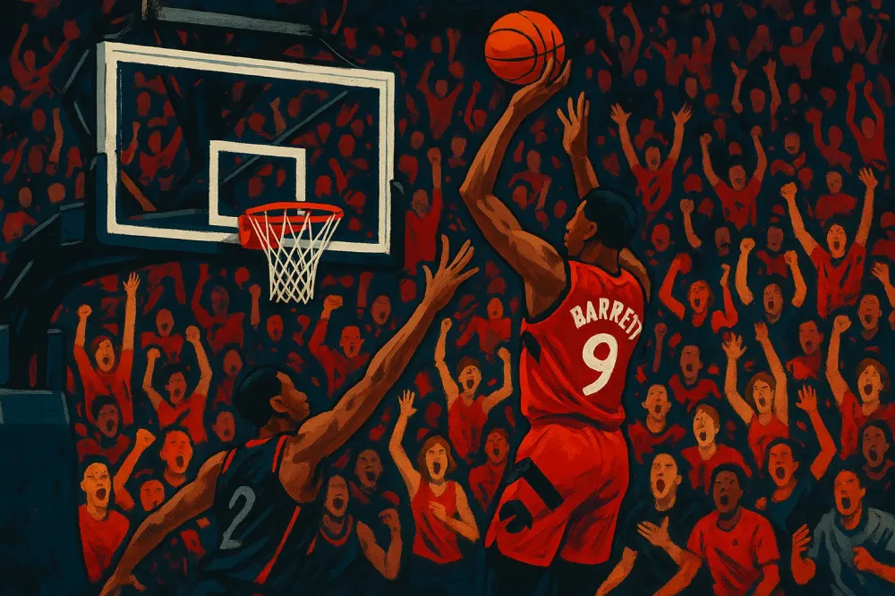 RJ Barrett's Clutch Three-Pointer Sends Raptors to Game 7